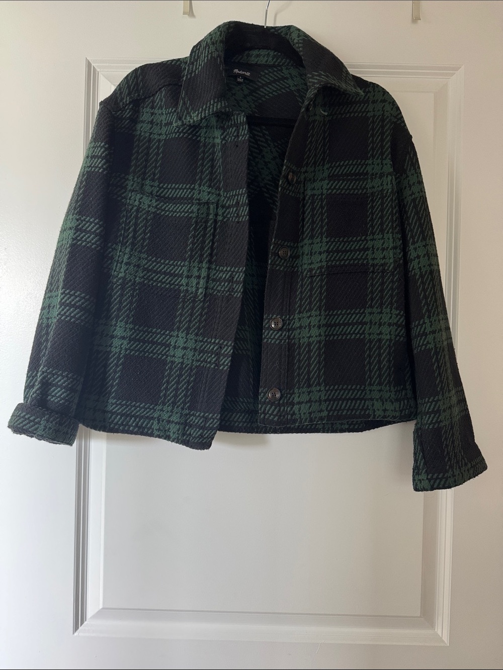 NWOT Madewell Plaid Shacket Jacket